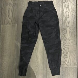 Lululemon Black Camouflage Joggers